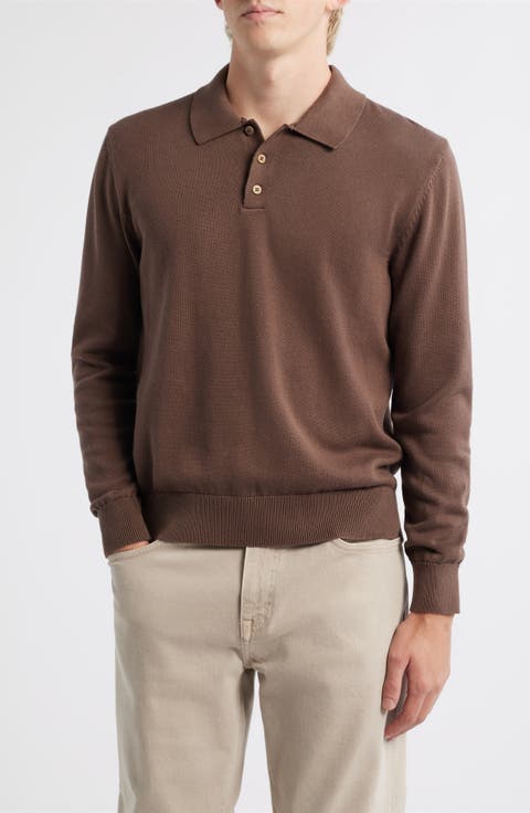 Feather Organic Cotton Polo Sweater