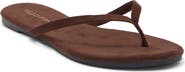 WILD DIVA LOUNGE Bellen Faux Leather Croc Embossed Flip Flop