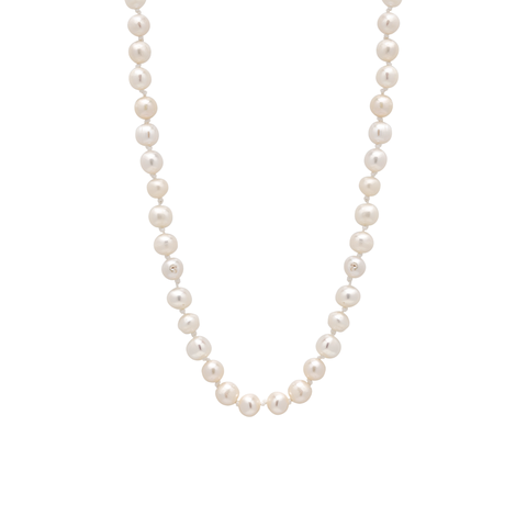 Small Natural Freshwater Real Pearl Strand Necklace