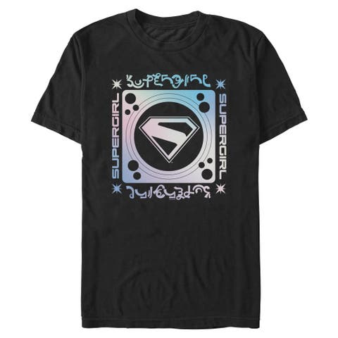 Men's Supergirl Kryptonian Logo  Graphic T-Shirt