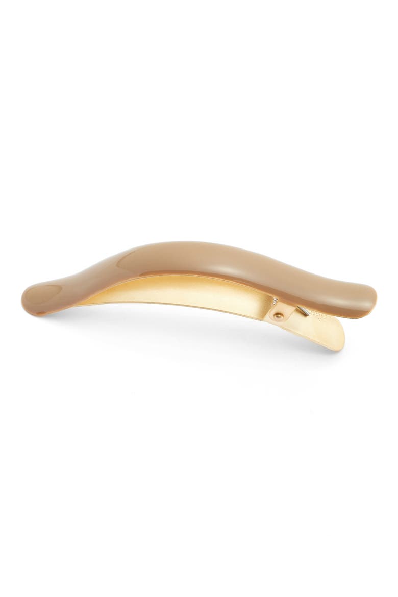 Ficcarissimo Hair Clip, Main, color, SAND