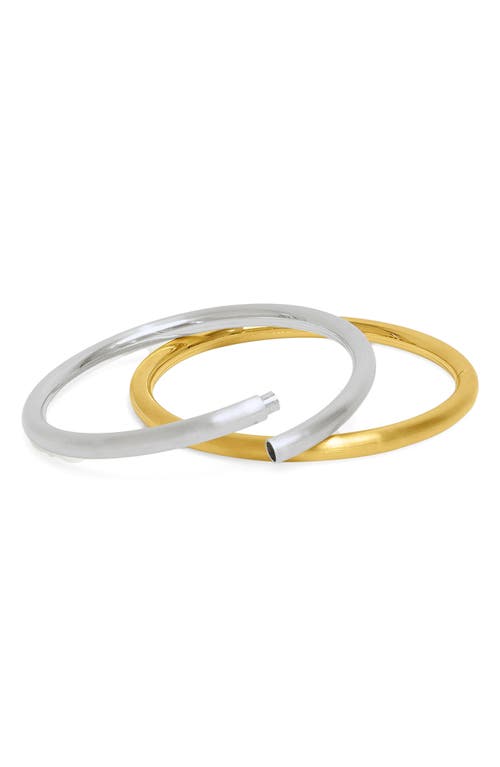 Dean Davidson Twist Midi Dune Bangle Set In Gold