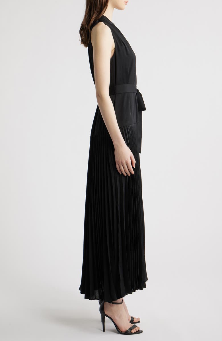 KOBI HALPERIN Viva Pleated Sleeveless Maxi Dress, Alternate, color,