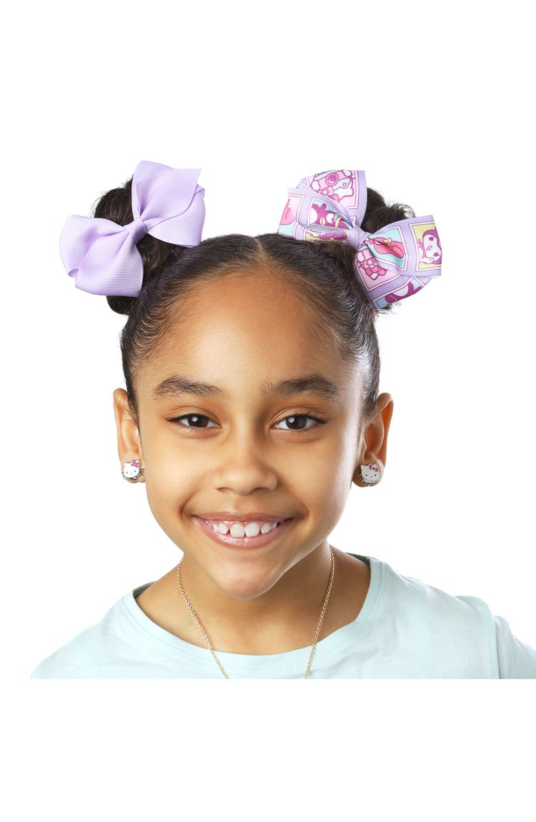 Hello Kitty Bows for Hair 7-Piece Set Sanrio Hair Accessories, Alternate, color, Multicolored