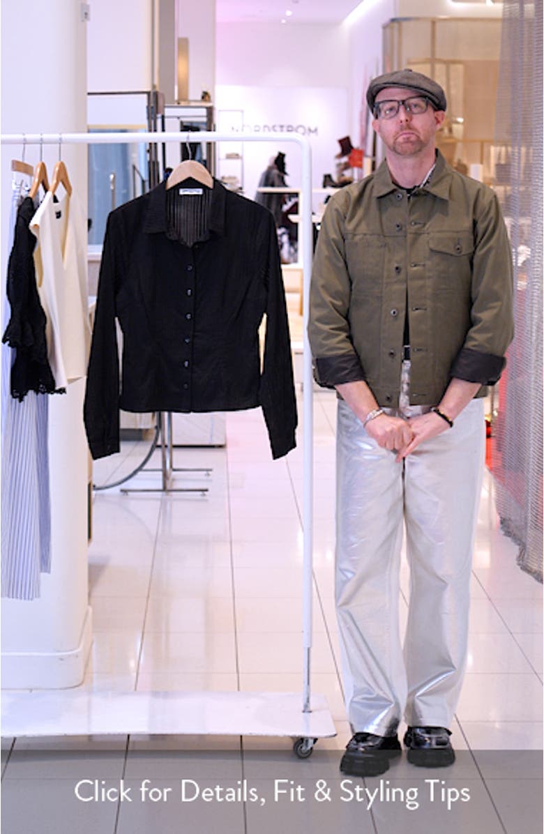 Fogler Rib Cotton Button-Up Shirt, sales video thumbnail