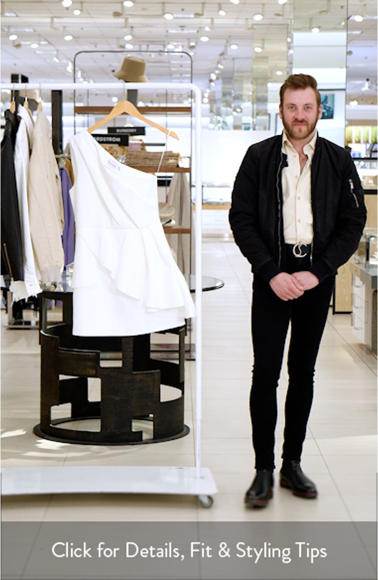 Gabi Asymmetric Peplum Minidress, sales video thumbnail