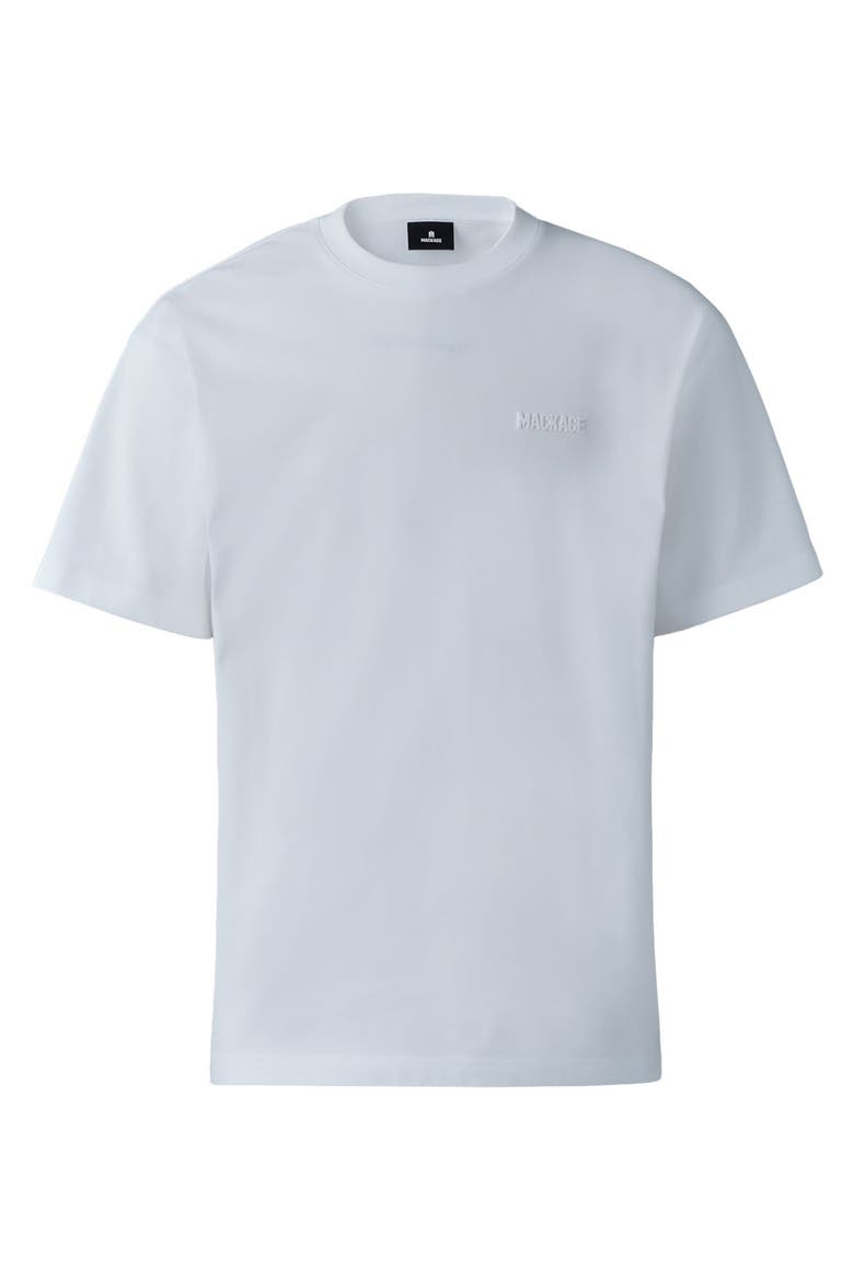 TEE-R Silicone Logo Organic Cotton T-Shirt, Alternate, color, WHITE