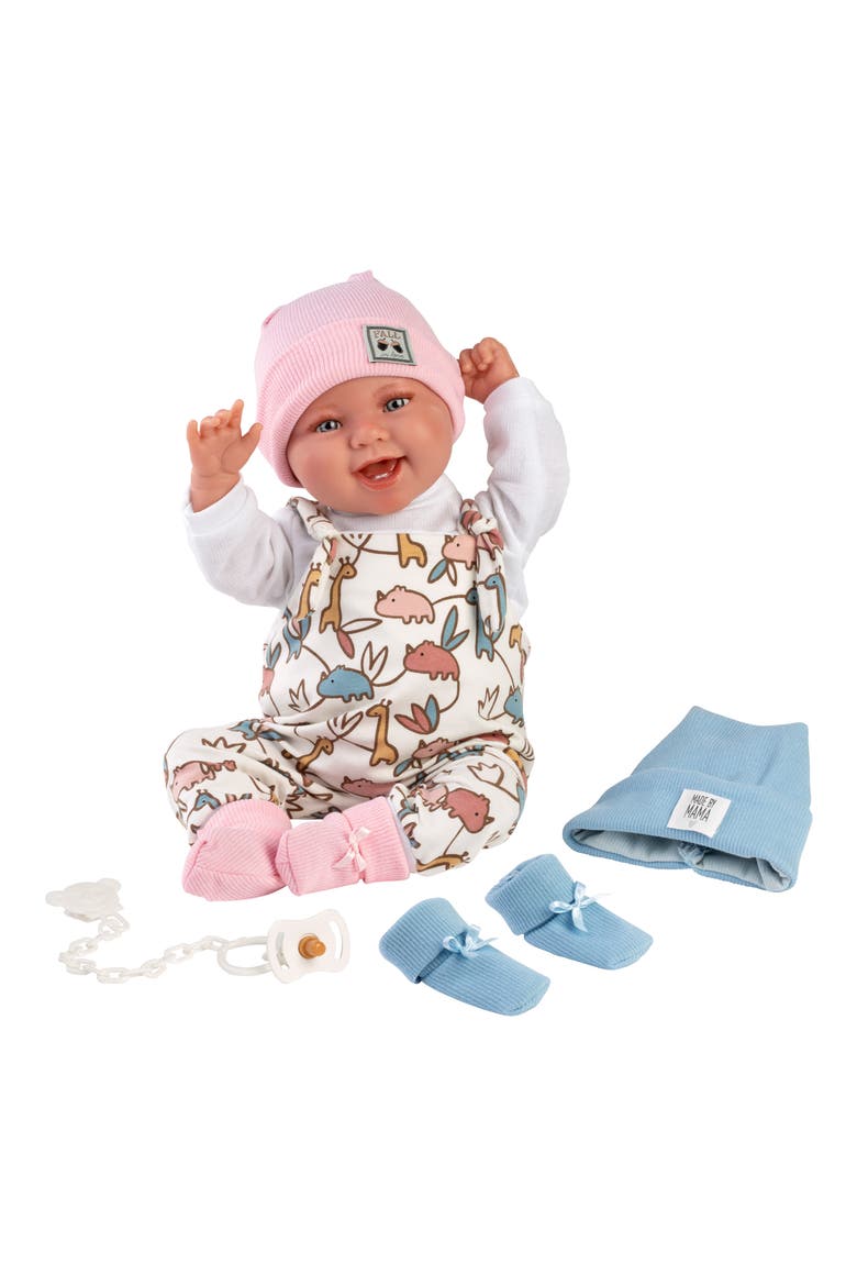 Bobbie 17.3-Inch Laughing Articulated Baby Doll, Alternate, color, MULTI