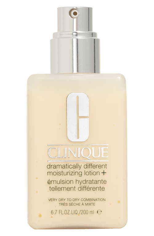 Clinique Jumbo Size Dramatically Different Moisturizing Lotion+ Face Moisturizer Bottle With Pump In Transparent