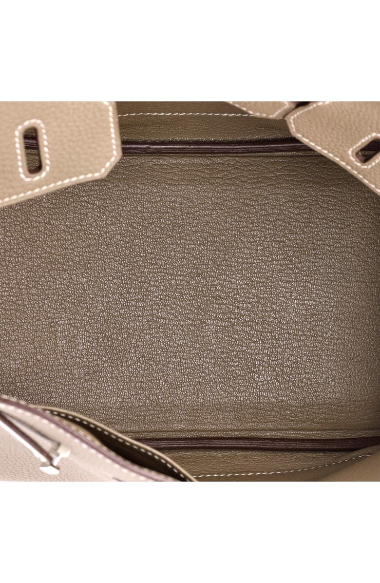 Pre-Owned Hermes Birkin Handbag Grey Togo with Palladium Hardware 25, Alternate, color, Etoupe