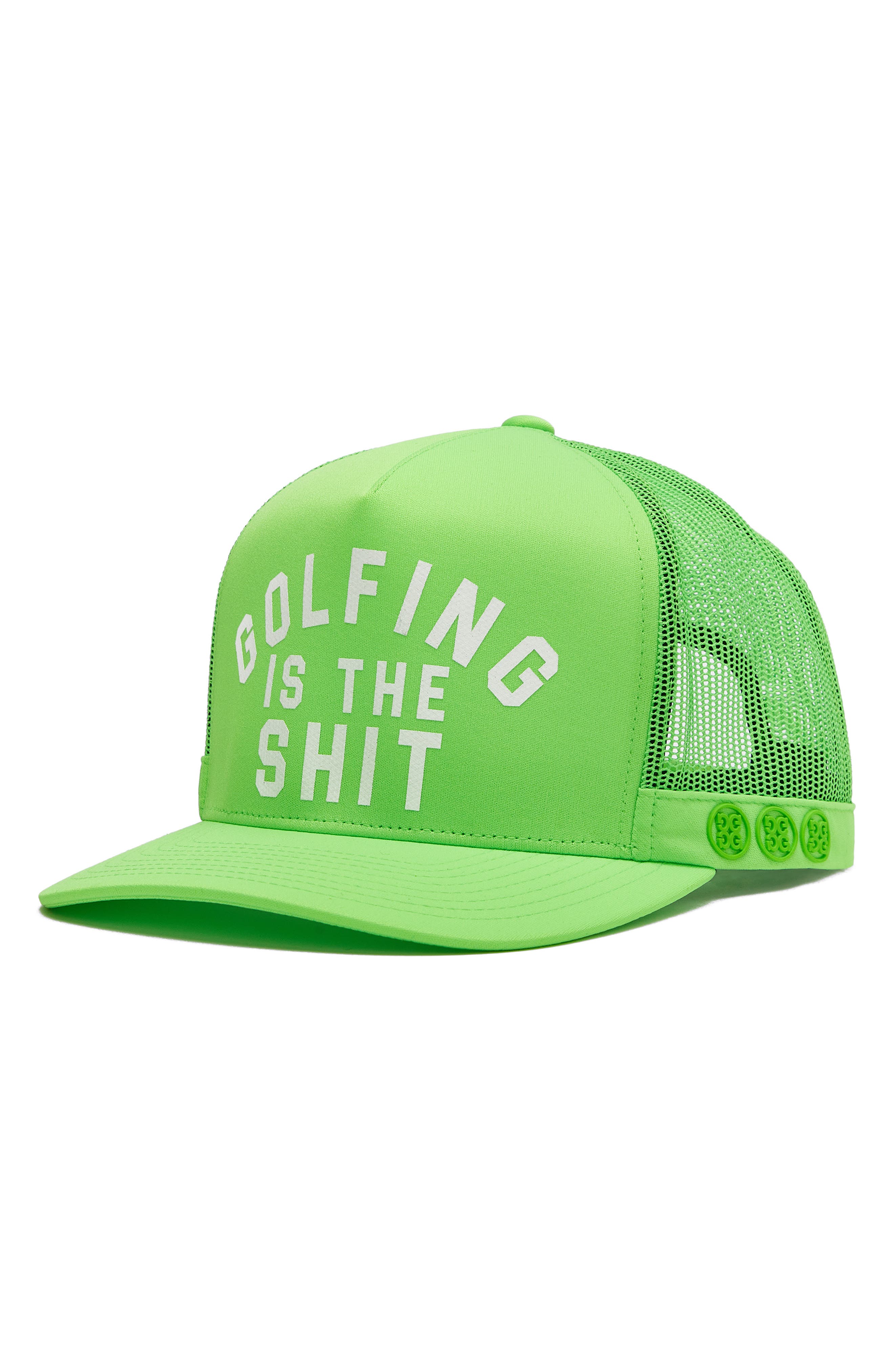 G/fore Golfing Snapback Trucker Hat In Gecko