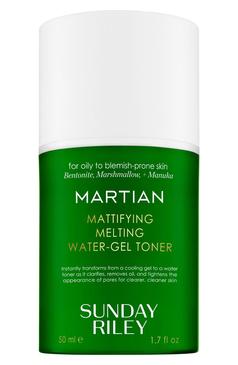 Sunday Riley Martian Mattifying Melting Water-Gel Toner, Main, color, 