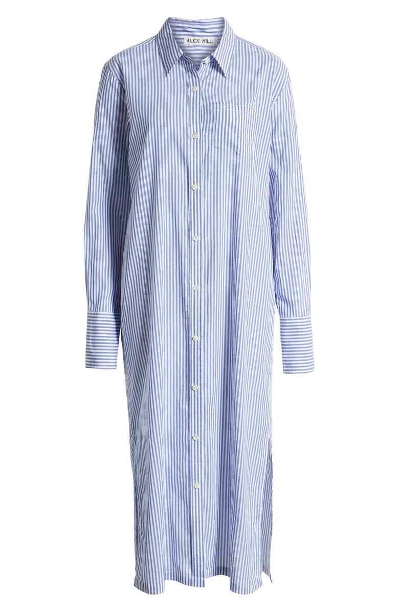 Alex Mill Stripe Maxi Shirtdress, Alternate, color,