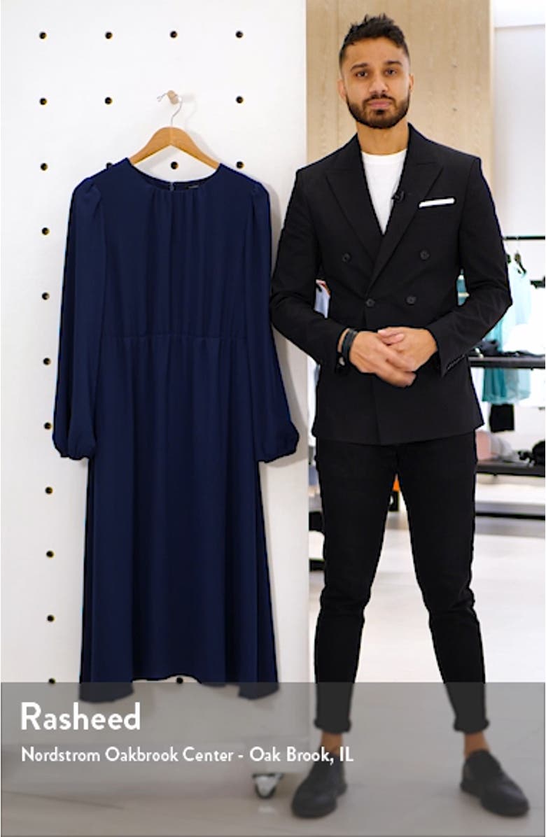 Long Sleeve Midi Dress, sales video thumbnail