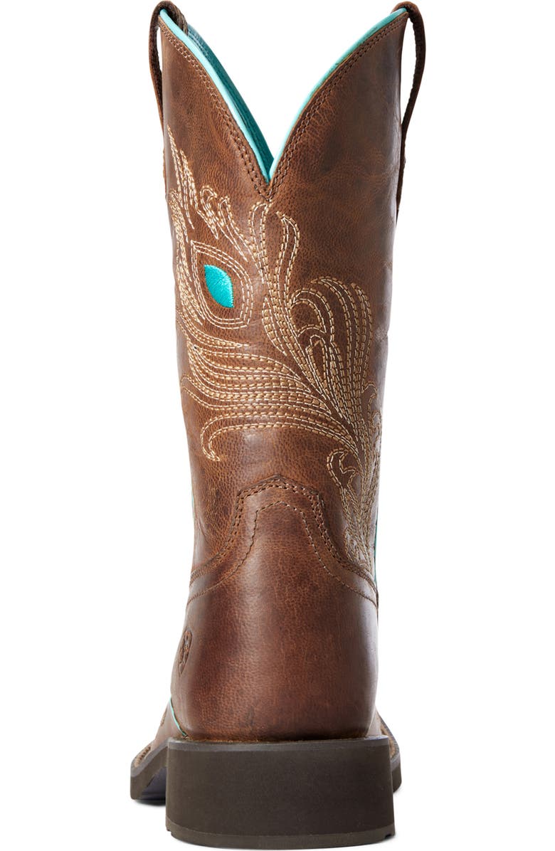Ariat Bright Eyes II Weathered Western Boot, Alternate, color, Weathered Brown