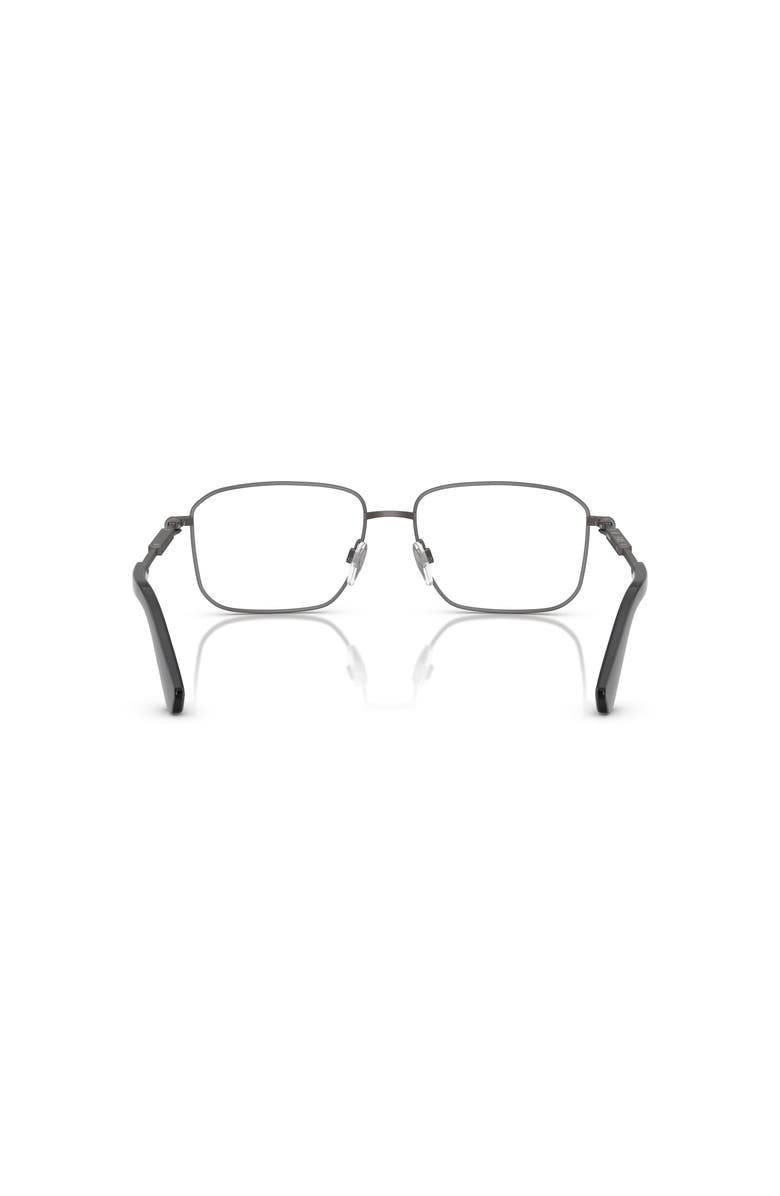 Burberry 56mm Rectangle optical glasses, Alternate, color, Grey