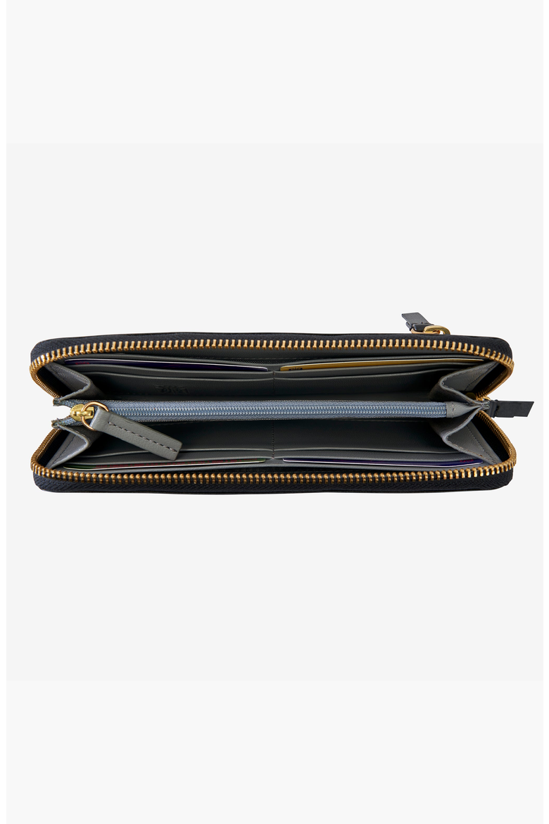 Joy Single Zip Wallet, Alternate, color, Black