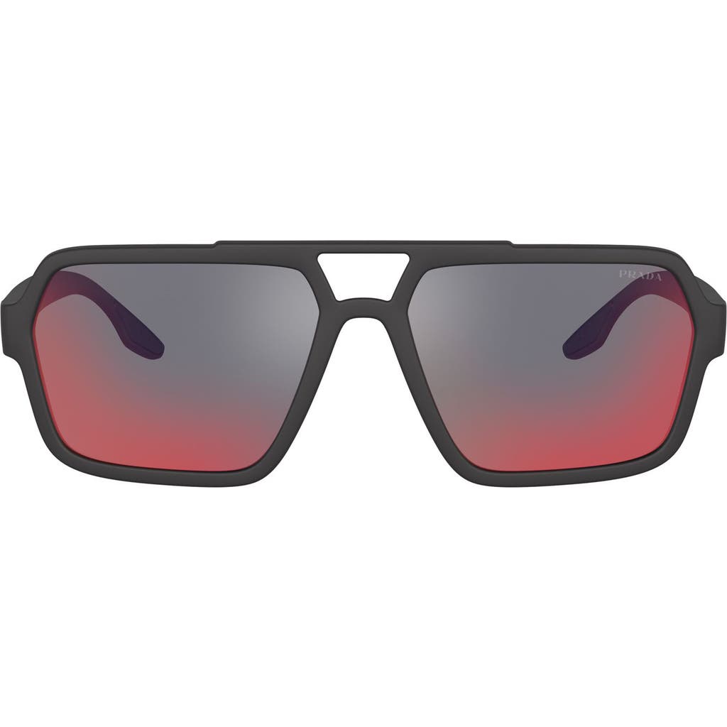 Prada Sport 59mm Rectangle Sunglasses In Multi
