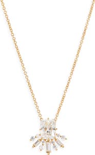 Nadri Stellar Half Halo Pendant Necklace