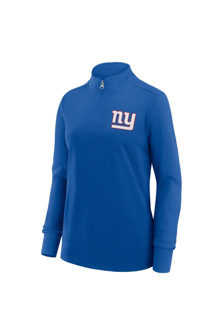 Women's Logo Athletic Royal New York Giants Velocity Quarter-Zip Jacket, Alternate, color, Royal