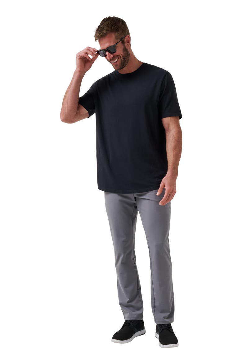 Legacy Stretchknit Flat Front Chinos, Alternate, color, QUIET SHADE