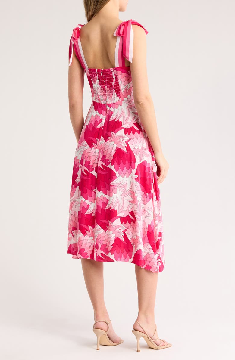 Trina Turk Jolie Tie Strap Midi Dress, Alternate, color, 