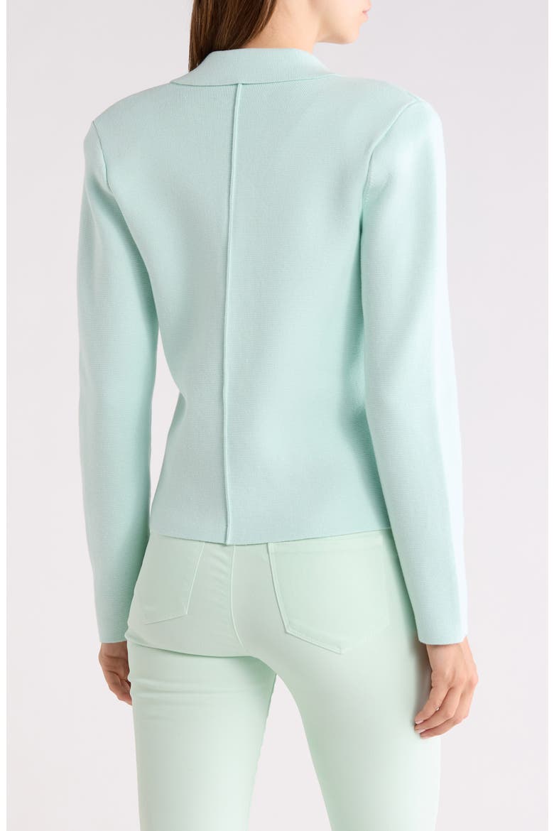 Sofia Knit Blazer, Alternate, color, PALE JADE/NICKEL ROSE