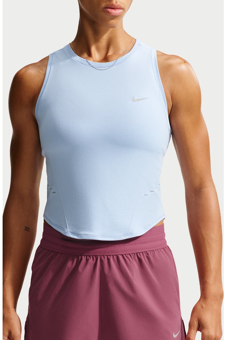Swift Dri-FIT Mid-Rise Brief-Lined Running Shorts, Main, color, ALUMINUM