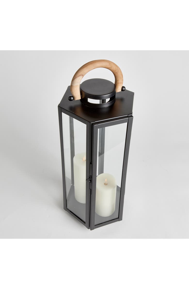 Napa Home & Garden Dockside Outdoor Lantern, Alternate, color, Black