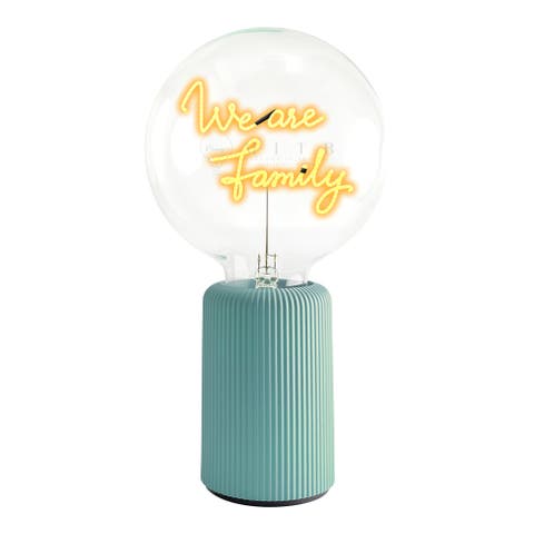 We Are Family Portable Table Lamp
