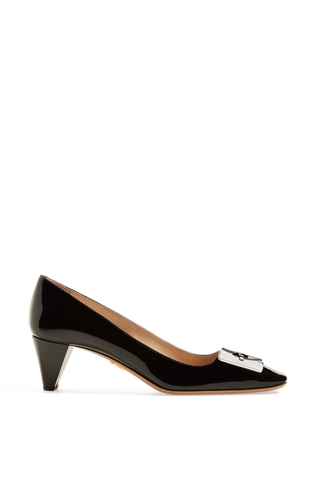 Buckle Pump, Alternate, color, BLACK