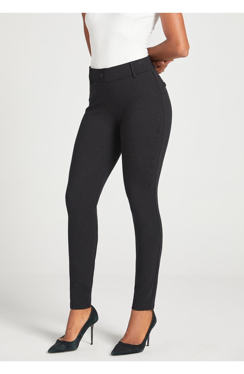 Betabrand Classic DPYP Dress Pant Yoga Pant | Skinny, Main, color, Black