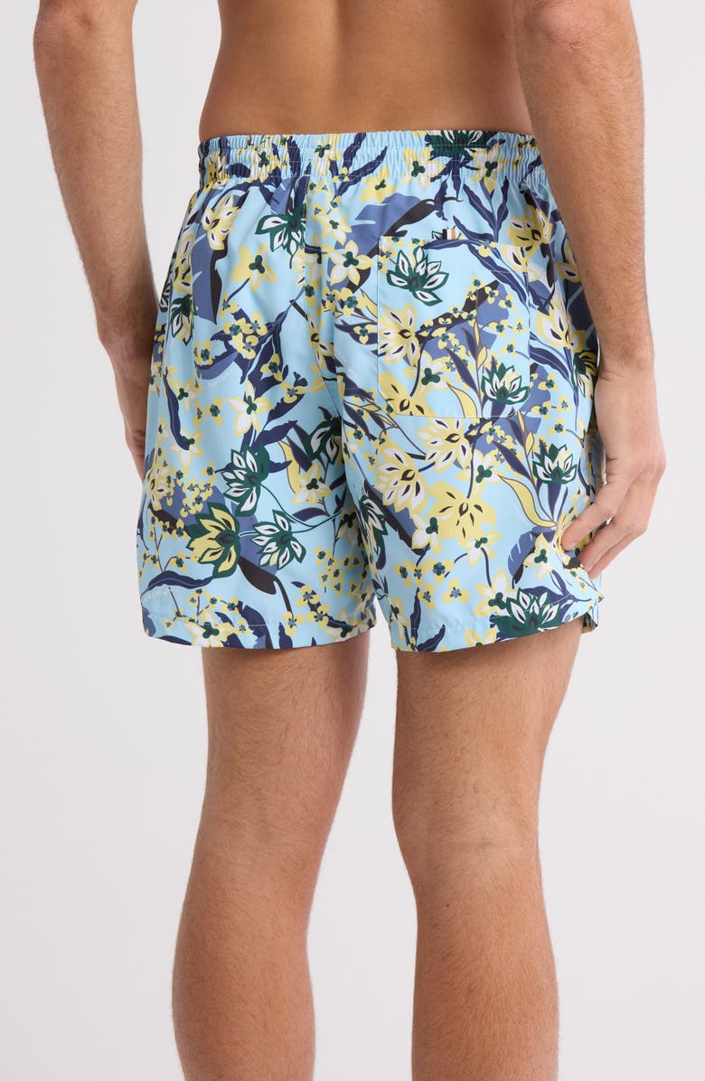 BOSS Piranha Swim Trunks, Alternate, color, Light/ Pastel Blue