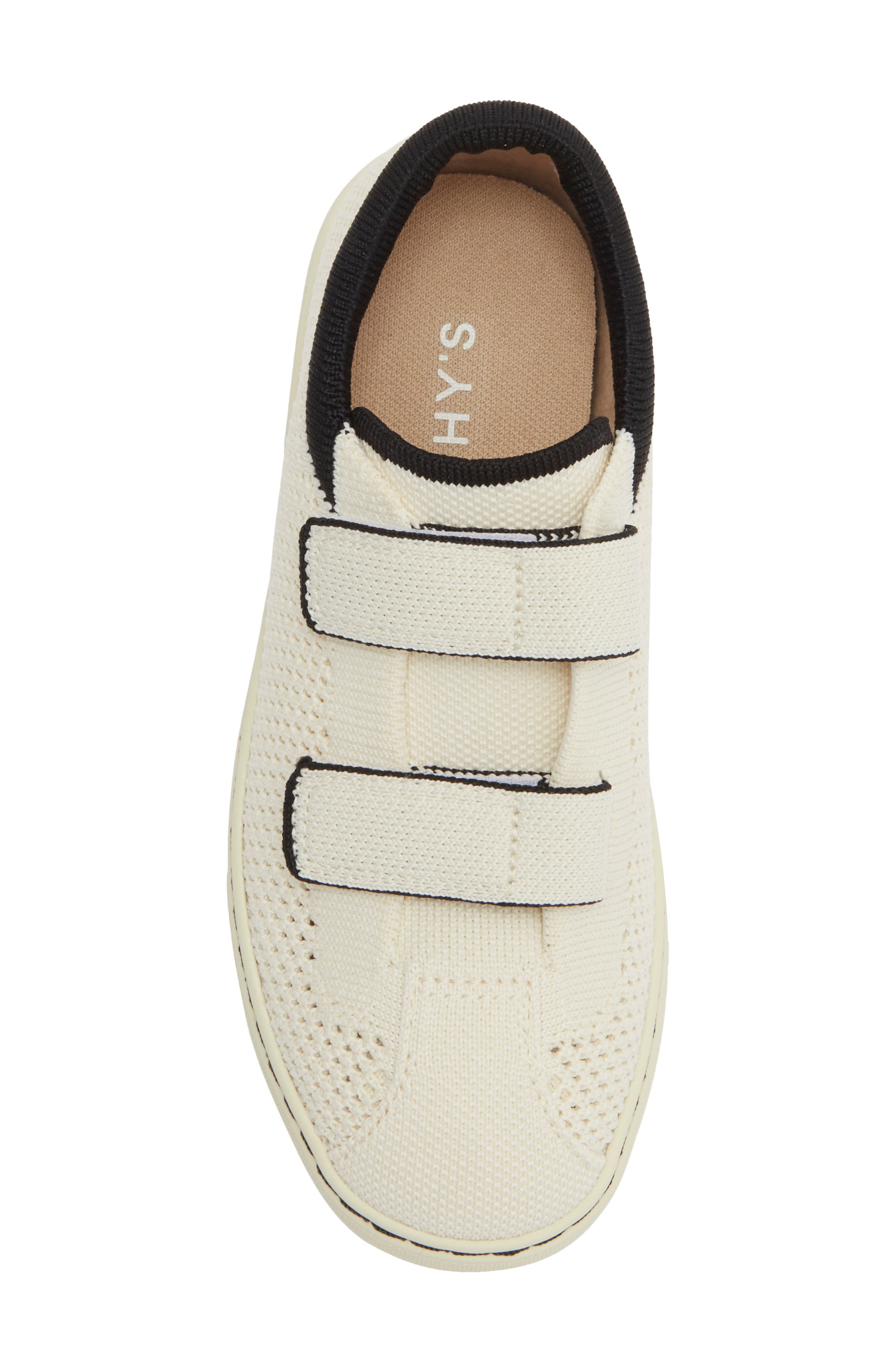Kids' The Kids Strap Sneaker, Alternate, color, CHESS OPEN-KNIT