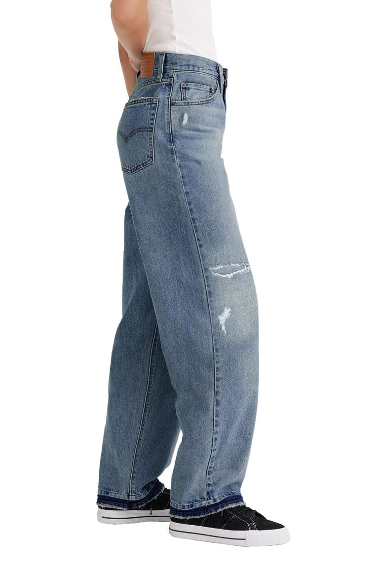 Ripped Baggy Dad Jeans, Alternate, color, SHE SAID WHY