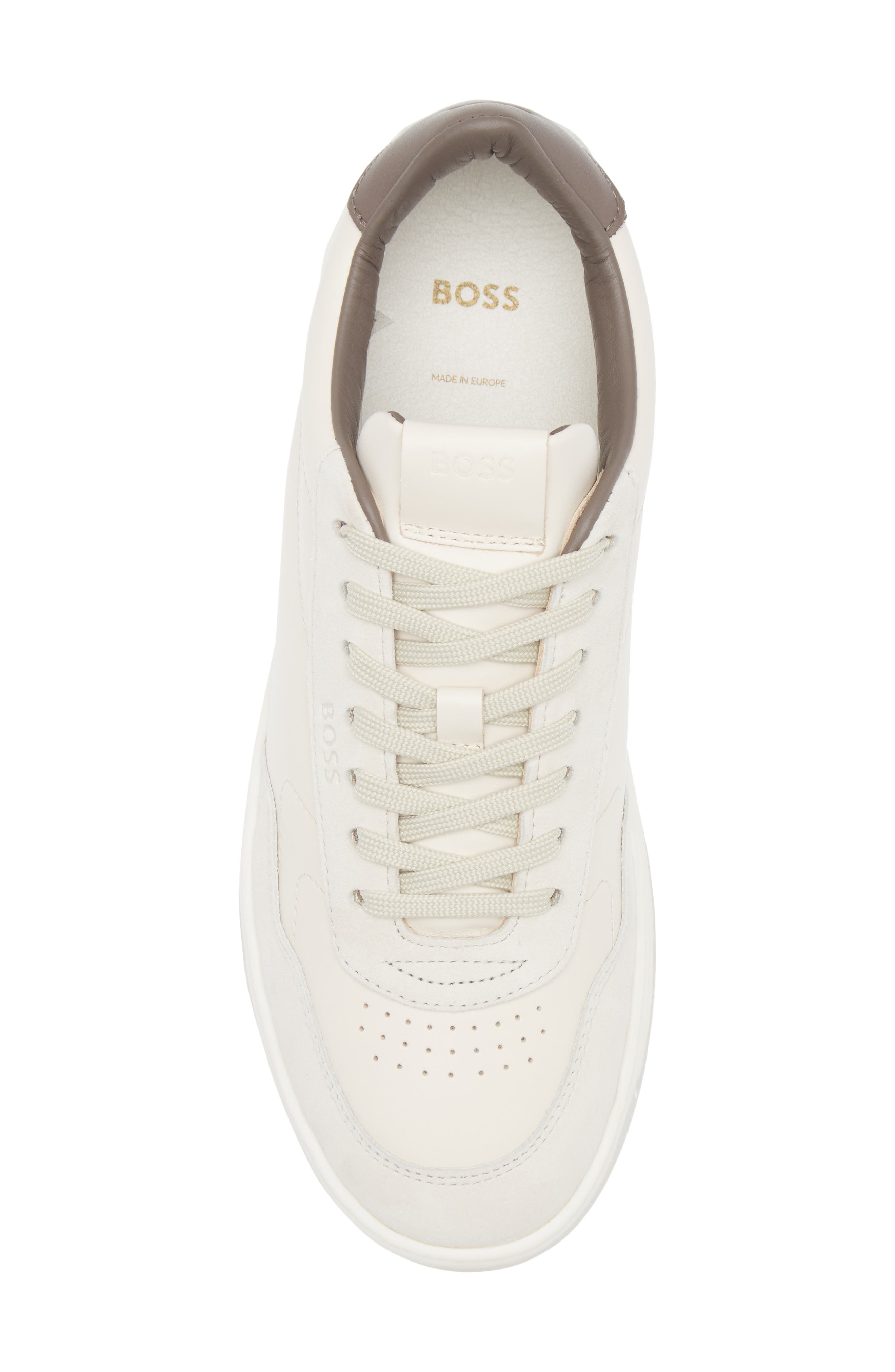 BOSS Baltimore Tennis Sneaker, Alternate, color, Open White