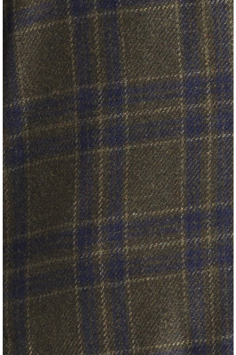 Marechiaro Plaid Wool & Silk Soft Sport Coat, Alternate, color, GREEN