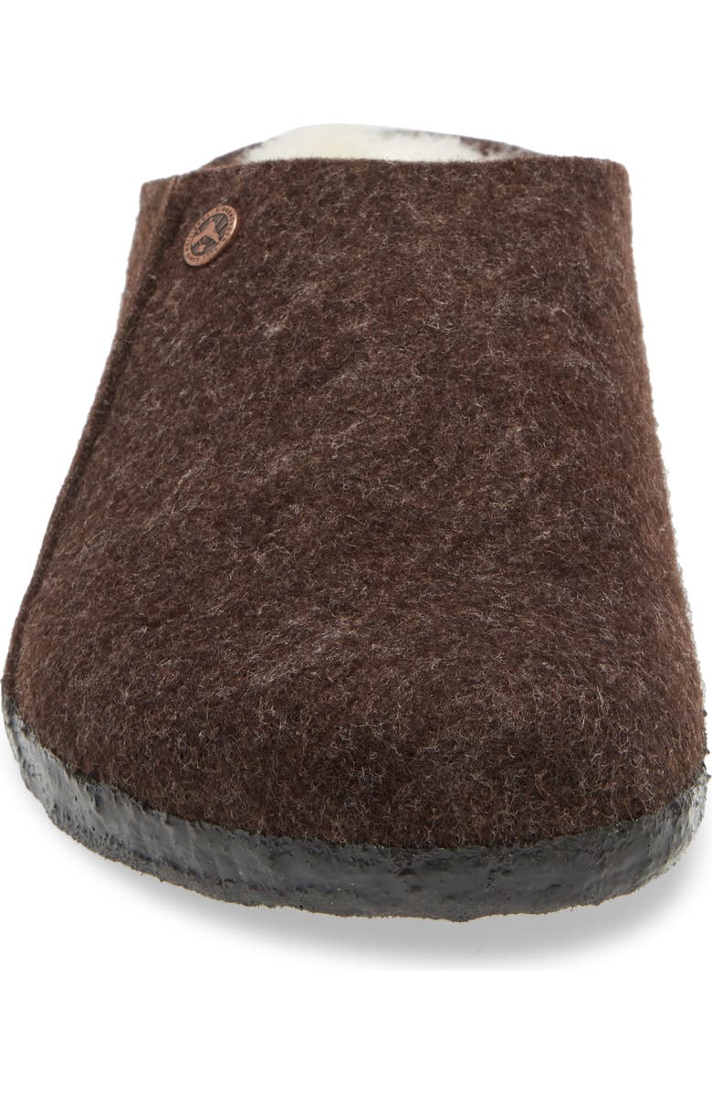 Birkenstock Zermatt Genuine Shearling Lined Slipper, Alternate, color, Brown