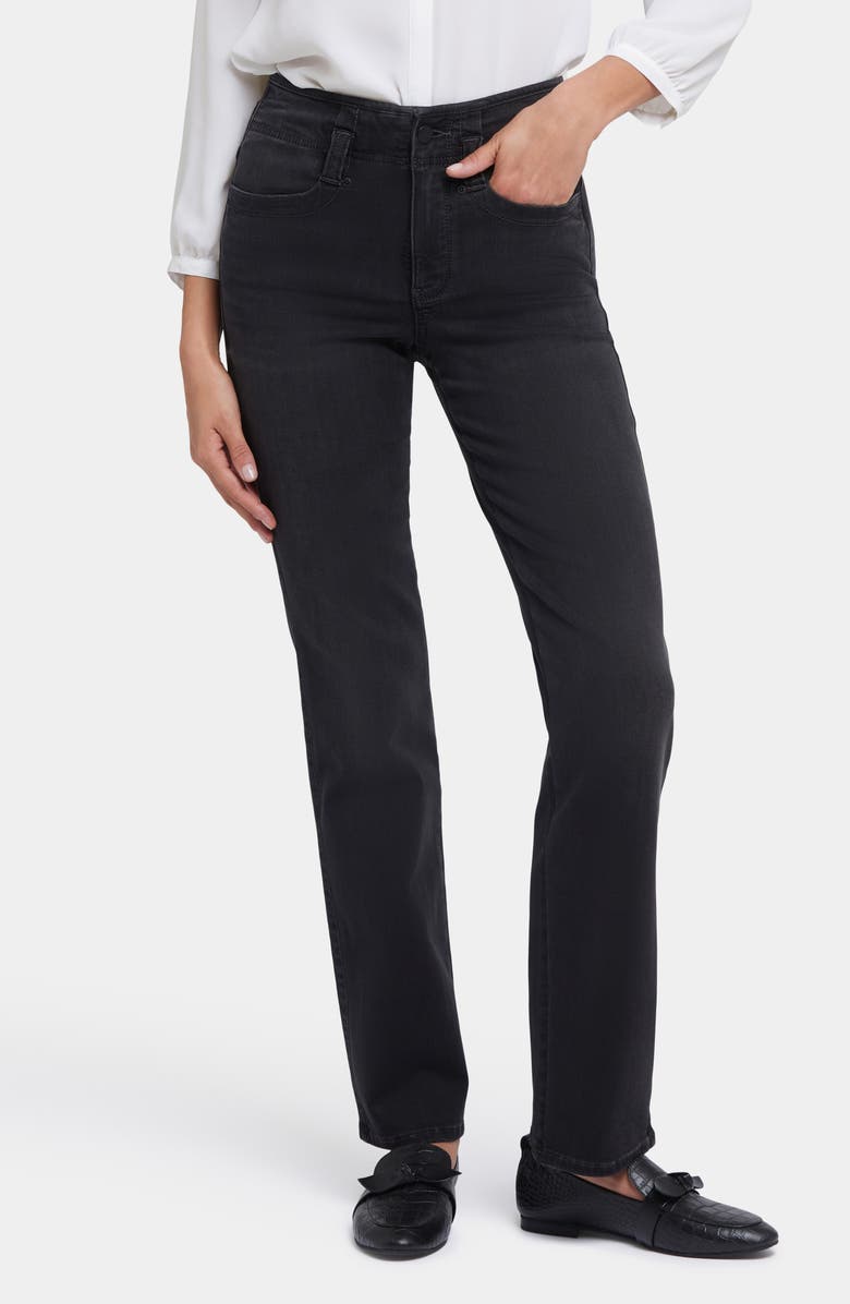 NYDJ Marilyn Hollywood Waist Straight Leg Jeans, Main, color,