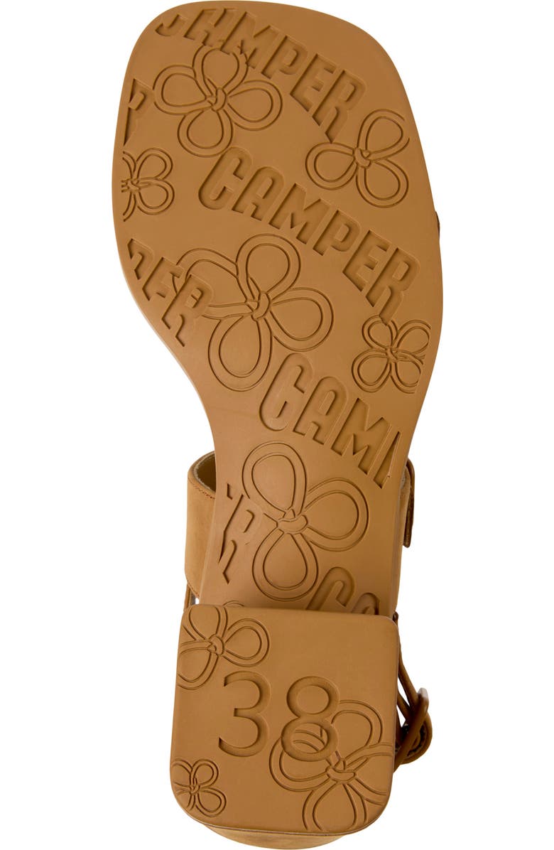 Camper Kora Slingback Sandal, Alternate, color, Medium Brown