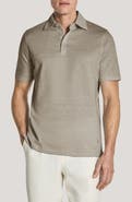 Jack Victor Davis Cotton Blend Piqué Polo