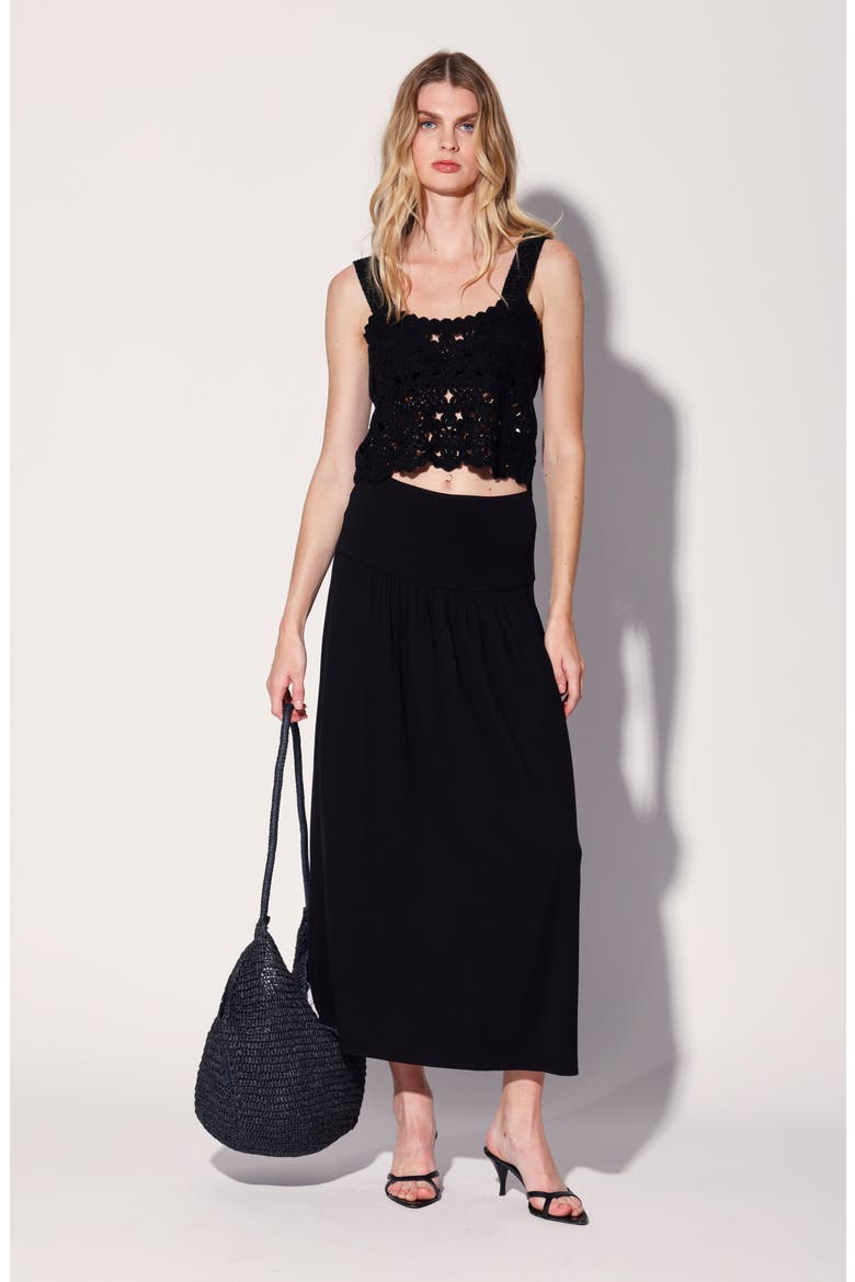 Beverly Crochet Tank, Alternate, color, BLACK