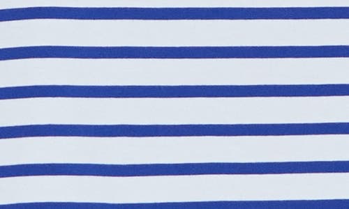Pistola Mae Cropped Boxy Top In Maritime White Stripe In White