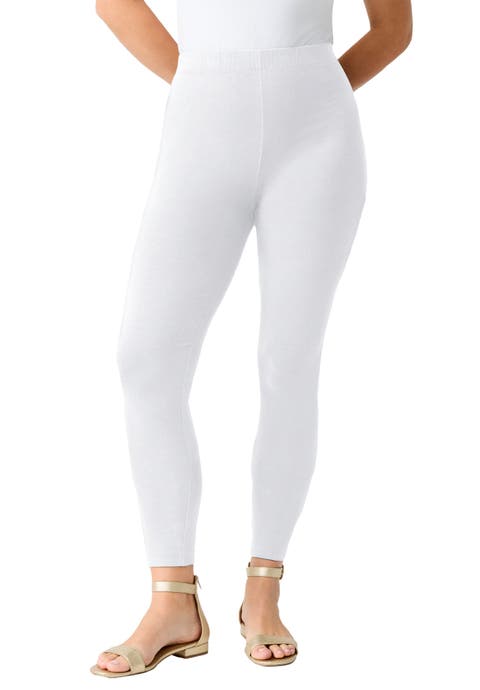 Plus Size Essential Stretch Ankle Length Pull On Legging