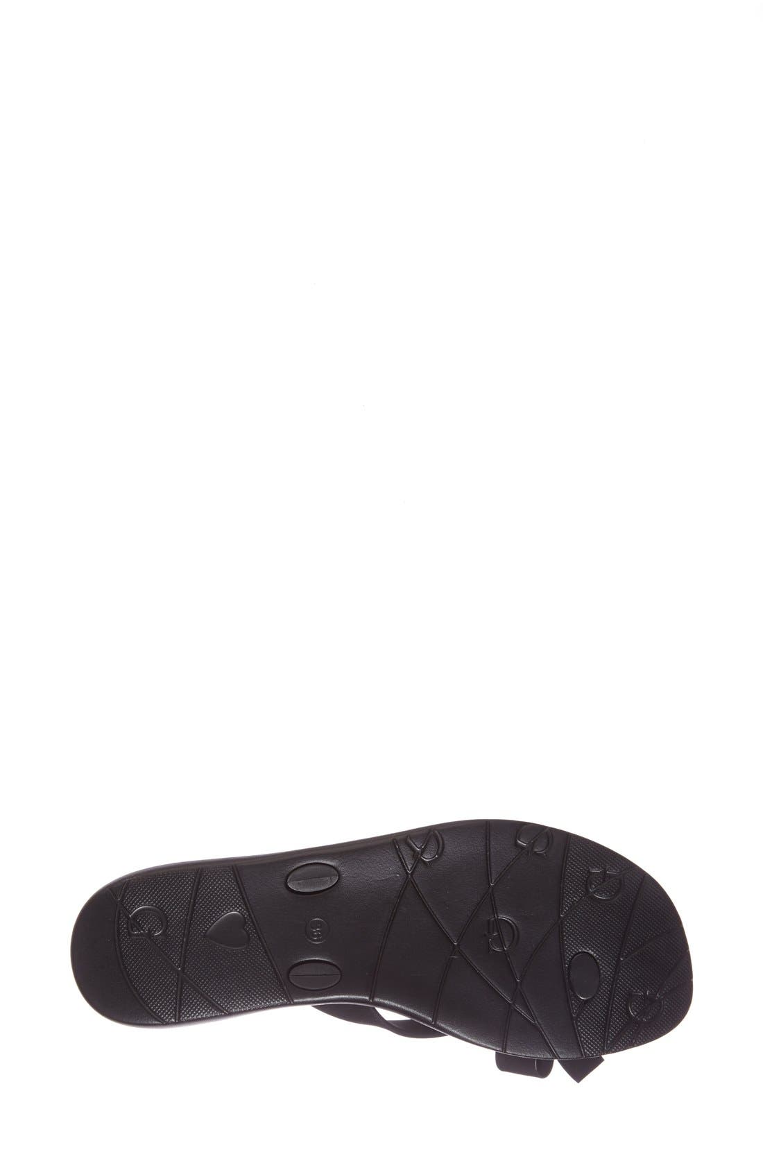 GUESS 'Tutu' Flip Flop, Alternate, color, Black