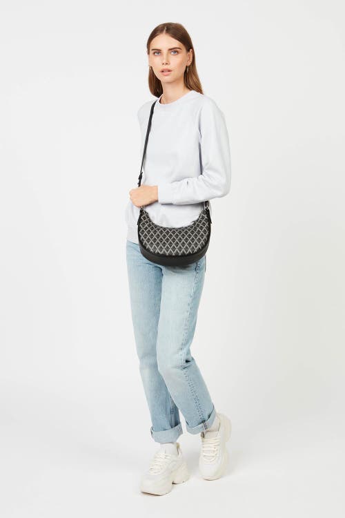 Lancaster Zipped Hobo Bag Ikon It In Noir