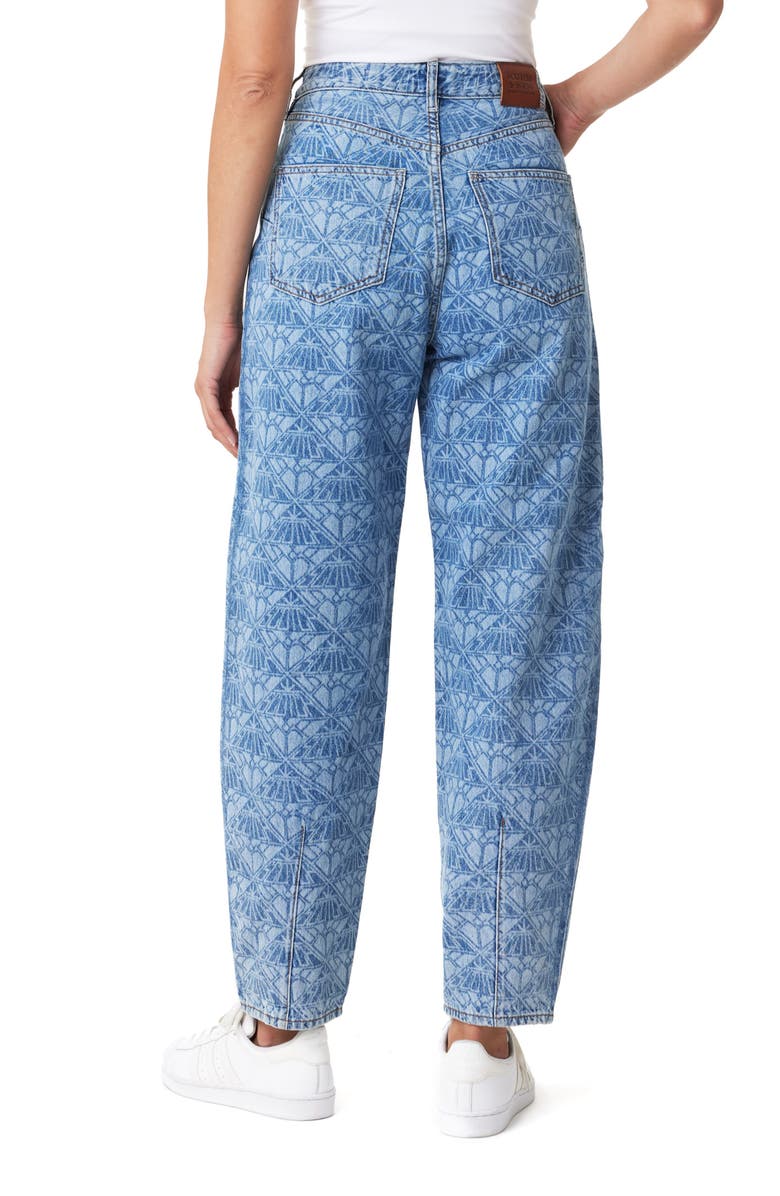 Scotch & Soda The Tide Medallion Print Balloon Leg Jeans, Alternate, color,
