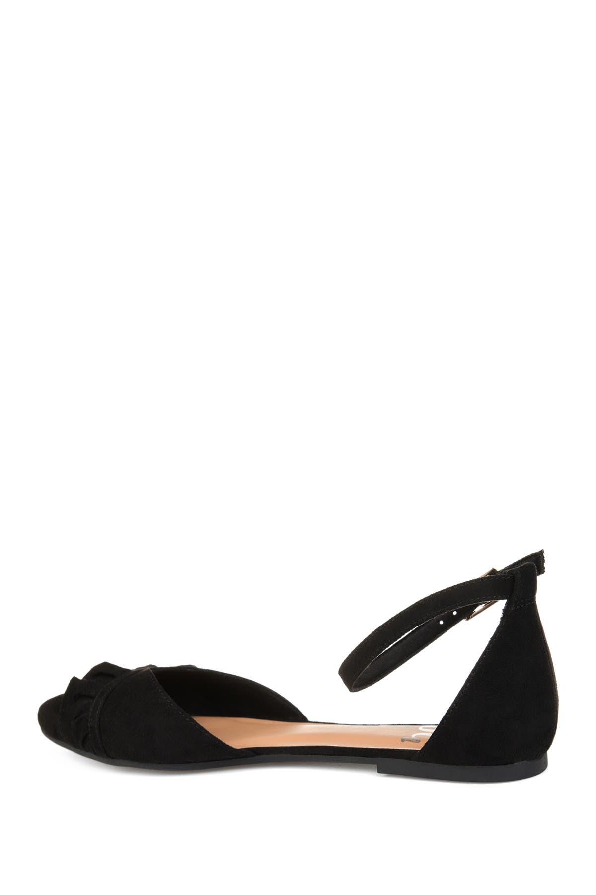 JOURNEE Lazae Ankle Strap Flat, Alternate, color, 