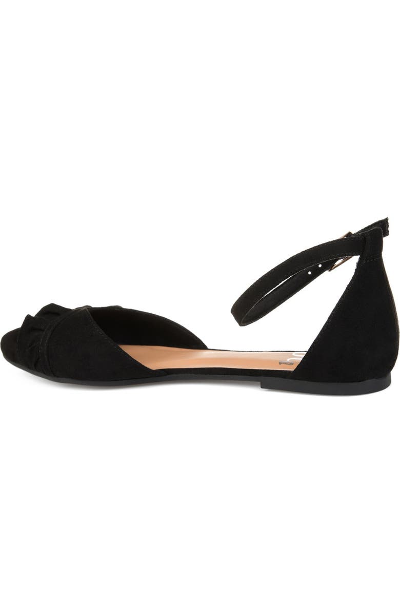 JOURNEE Lazae Ankle Strap Flat, Alternate, color,