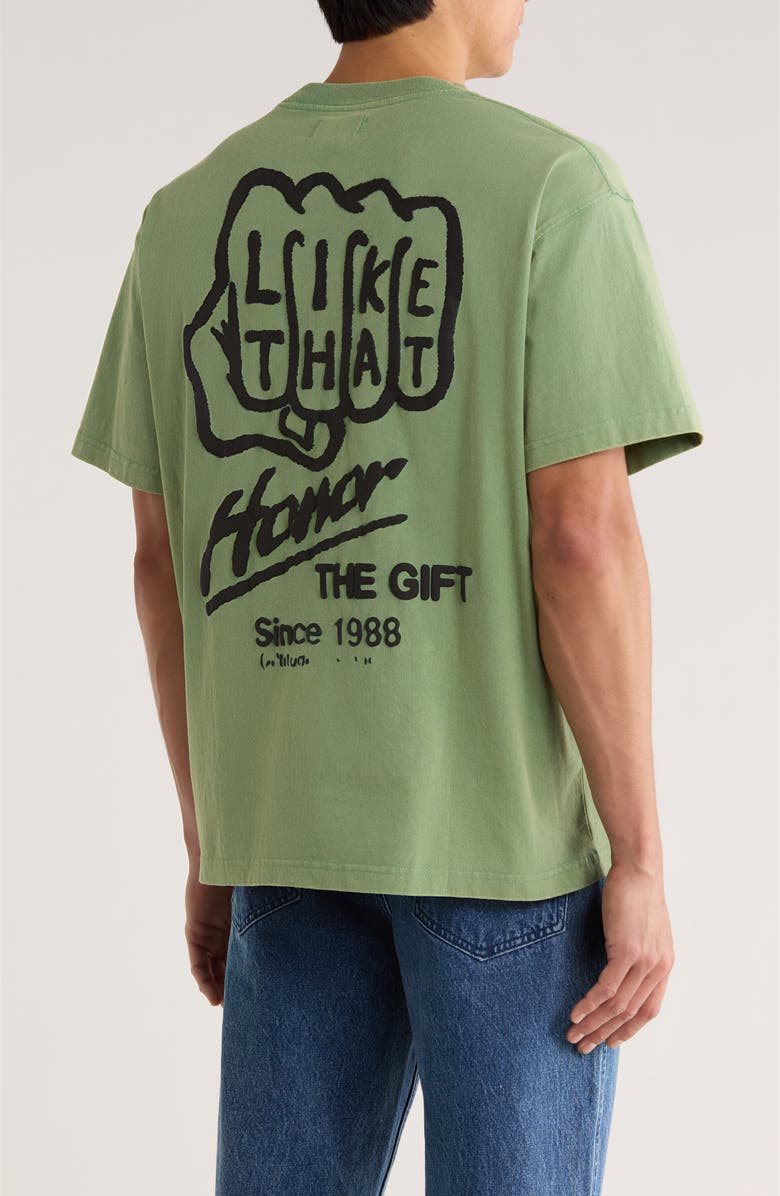 HONOR THE GIFT Like That Cotton Graphic T-Shirt, Alternate, color, Mint